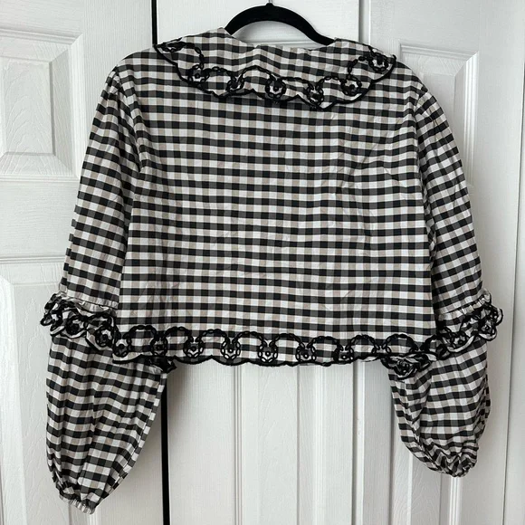Anthropologie Gingham Blouse - Picture 2 of 5